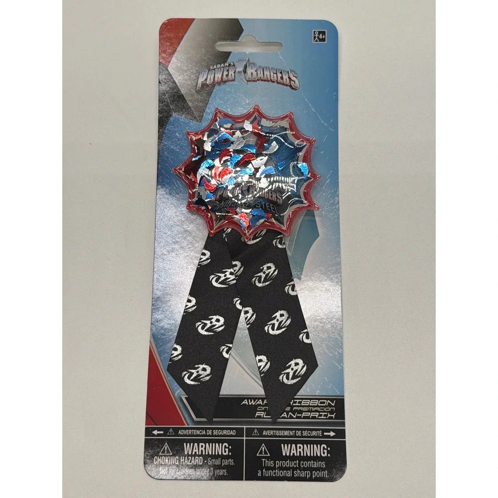 Power Rangers Ninja Steel Award Ribbon Confetti Birthday Party Favor 211723 NEW